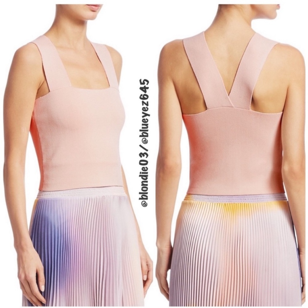A.L.C. pink Lia Crop Top S - Picture 2 of 5